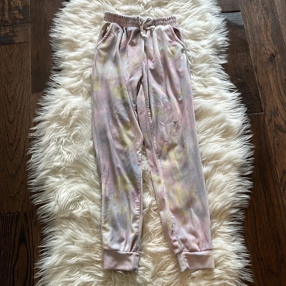 Too Cute Tie-Dyed Top and Joggers Set
